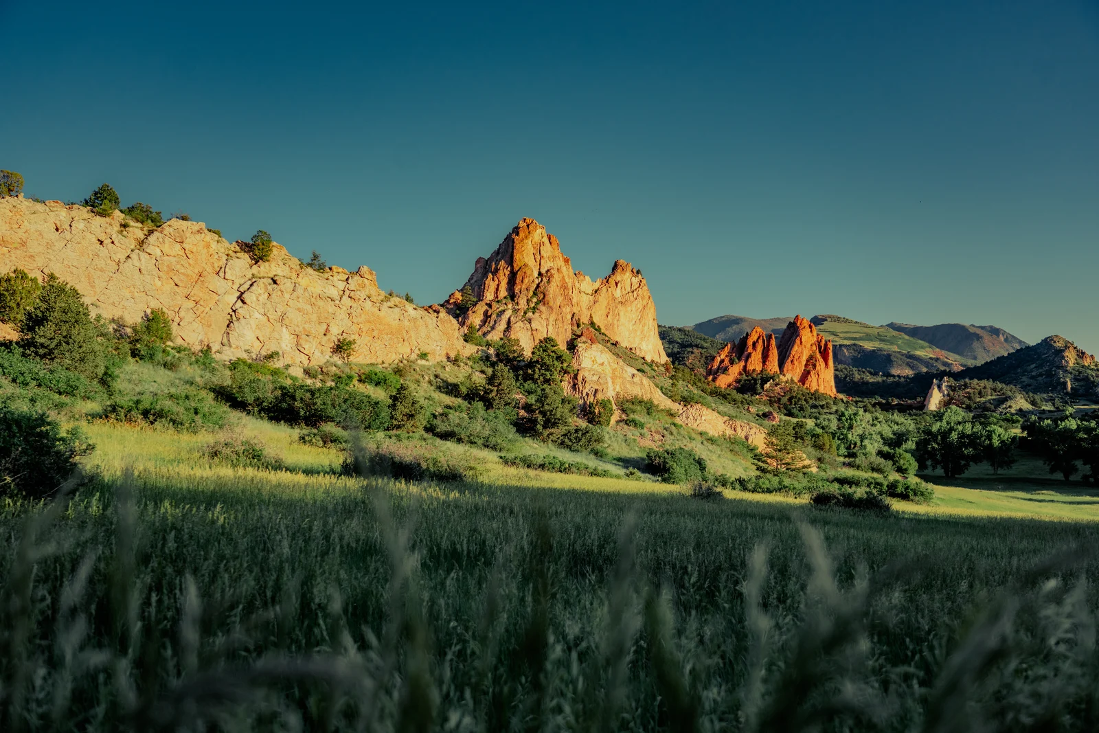 Garden of the Gods landscape in Colorado